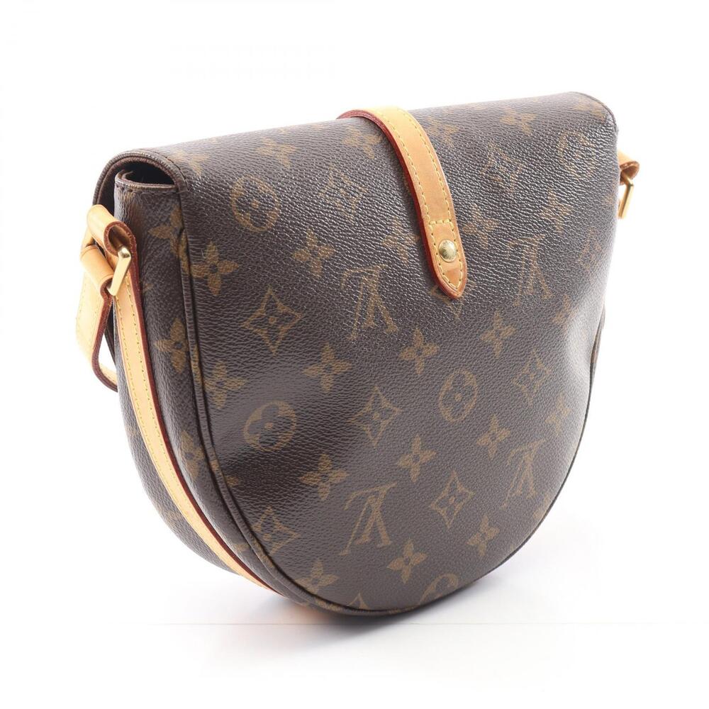 Louis Vuitton Chantilly Shoulder Bag Canvas Leather Monogram Brown